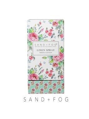 Linen Spray, White Cotton 95ml Sand + Fog Sealed/New A2